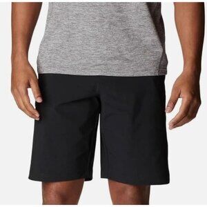 NEW Columbia Men's 30W 10L Omni-Shade Cargo Hiking Shorts Black